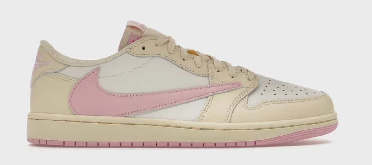 Air Jordan 1 Retro Low Original SP Travis Scott Shy Pink • Brand New [2873]