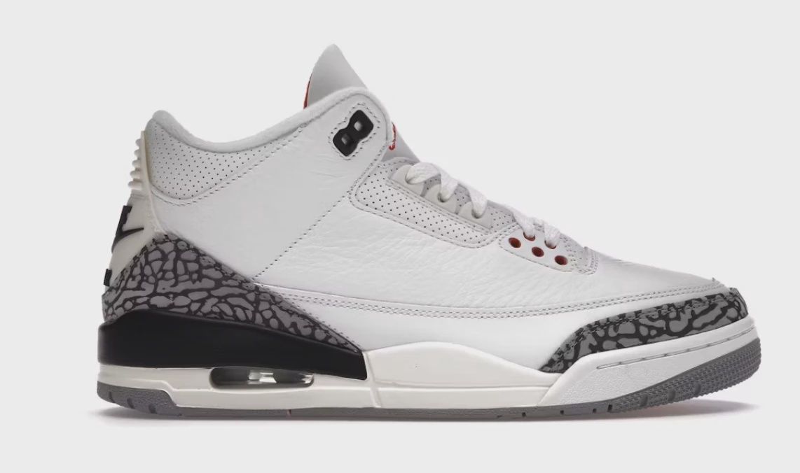 Air Jordan 3 Retro White Cement Reimagined  • Brand New [4374]
