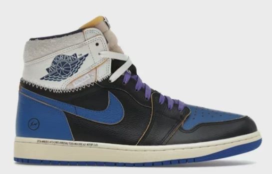 Air Jordan 1 Fragment  x Union LA Sport Royal Blue • Brand New [0646]