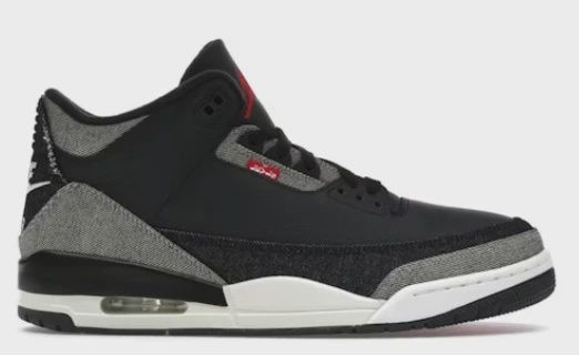 Air Jordan 3 Retro Levi’s Black • Brand New [9898]