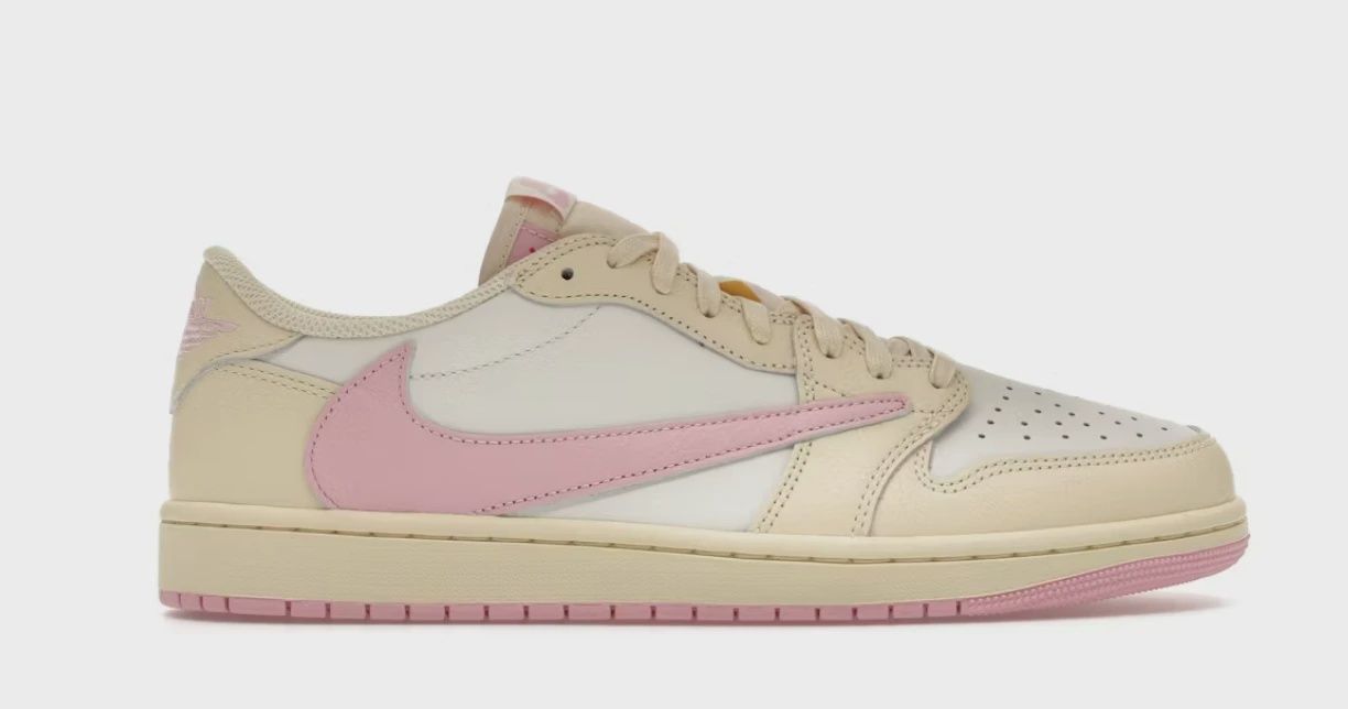 Air Jordan 1 Retro Low Original SP Travis Scott Shy Pink • Brand New [7620], Product Condition: Brand New, Shoe Size: US M 12