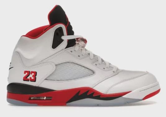 Air Jordan 5 Retro Fire Red Black Tongue (2025) • Brand New [4152]