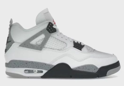Air Jordan 4 Retro White Cement (2025) • Brand New [3584]
