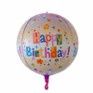 4D Happy Birthday foil balloon
