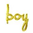 Boy Foil Balloon, Colour: Gold, Type: boy
