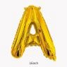 Letter Balloon 16 &quot;letters. - Gold, Colour: Gold, Letter: A