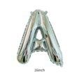 Letter Balloon 16 &quot;letters. - Silver