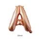 Letter Balloon 16 &quot;letters. - Rose gold