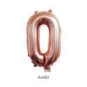 Number balloon 16inch- metallic pink, Colour: Metallic Pink, Number: 0