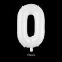 Number Balloon 32inch- White