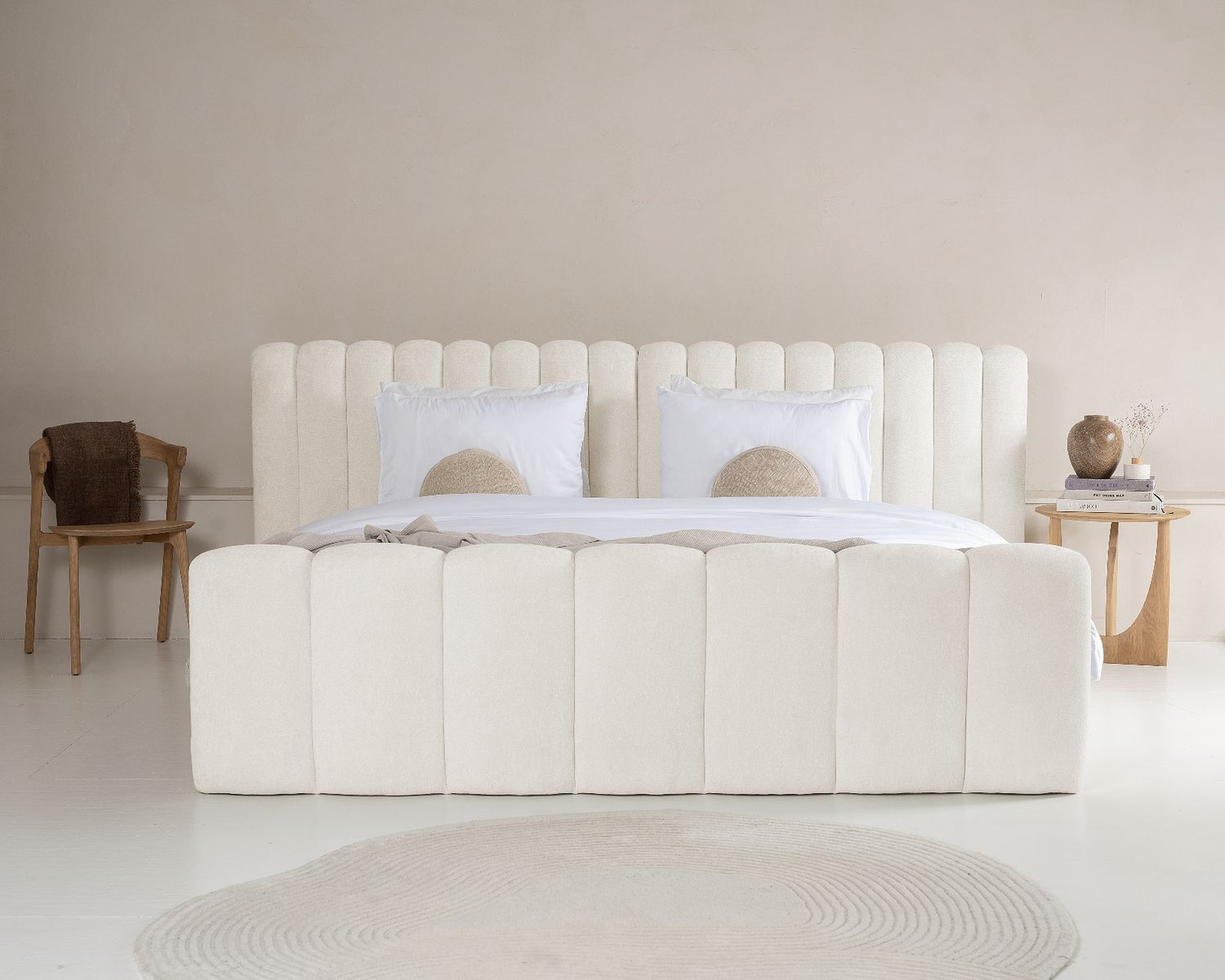 Cama Altea Beige Teddy-Bouclé