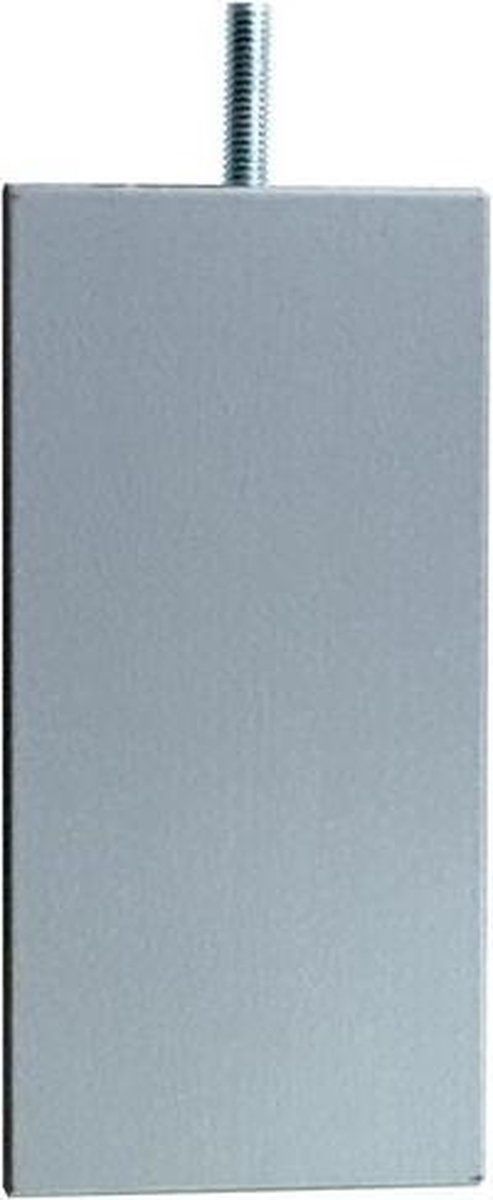 Grijze vierkante poten, 12 cm