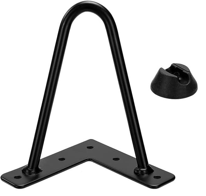 Zwarte Design hoekpoten, 12 cm