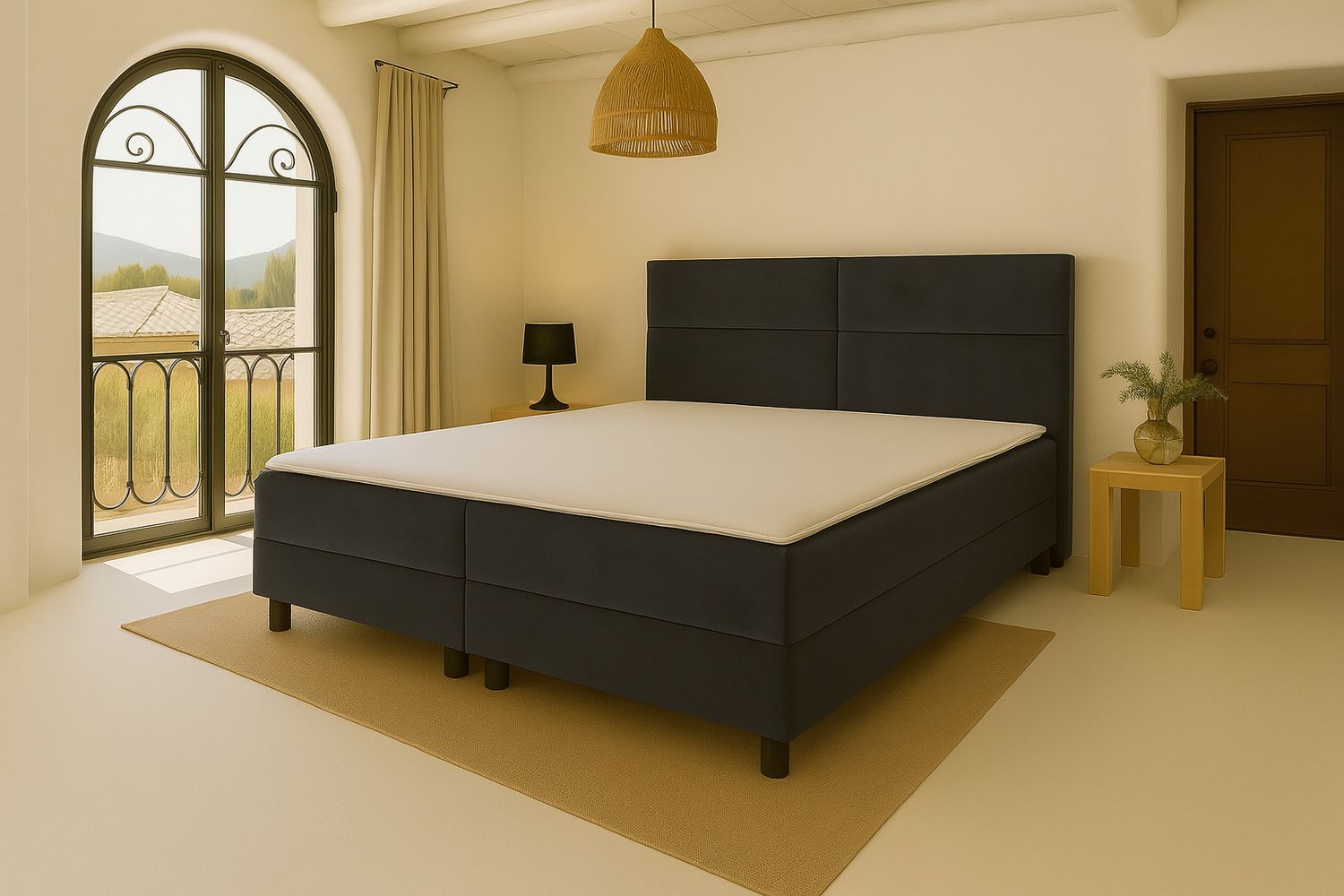 Nerja Comfort Box Spring Beige