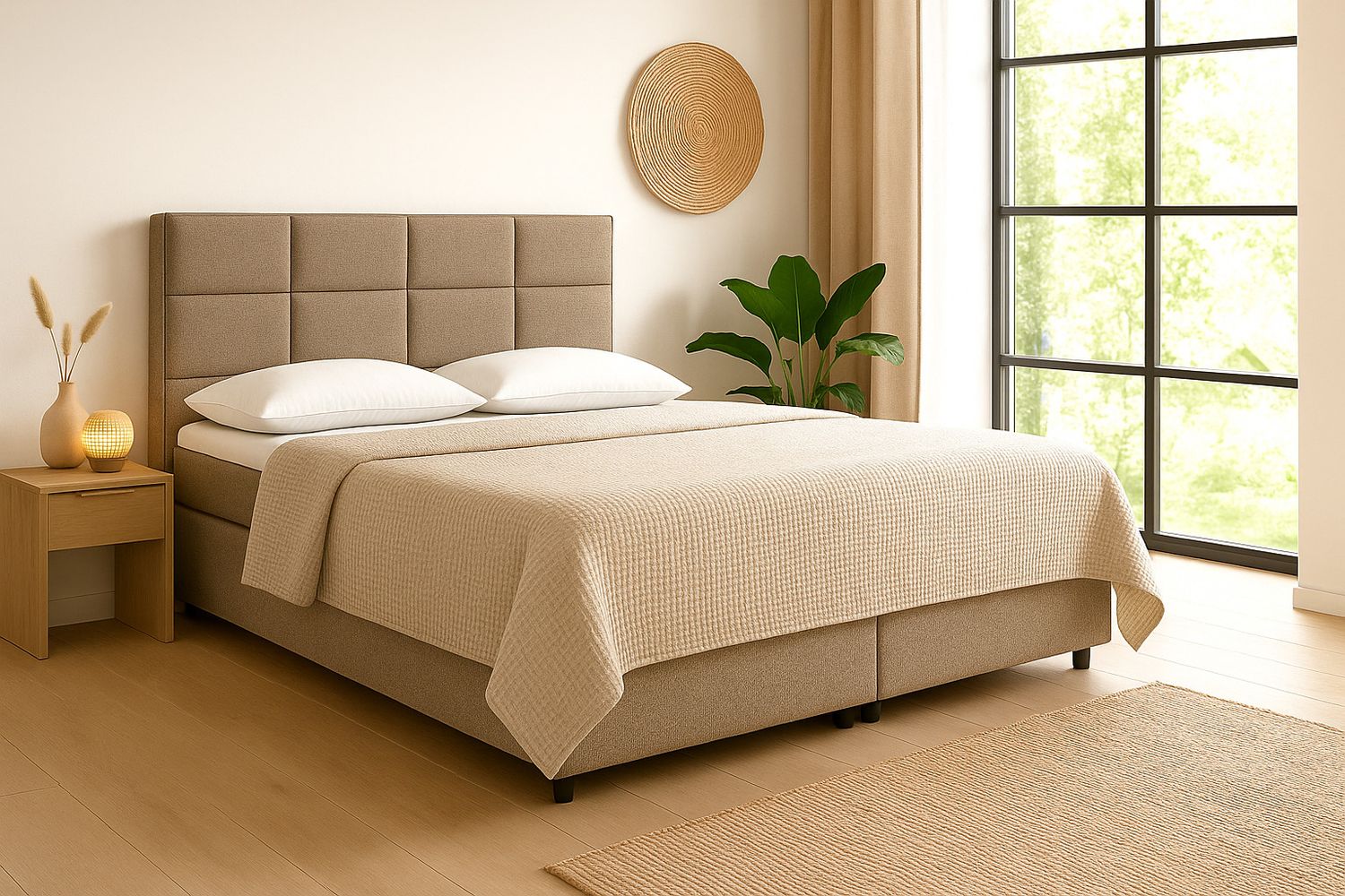 Nerja Comfort Box Spring Beige