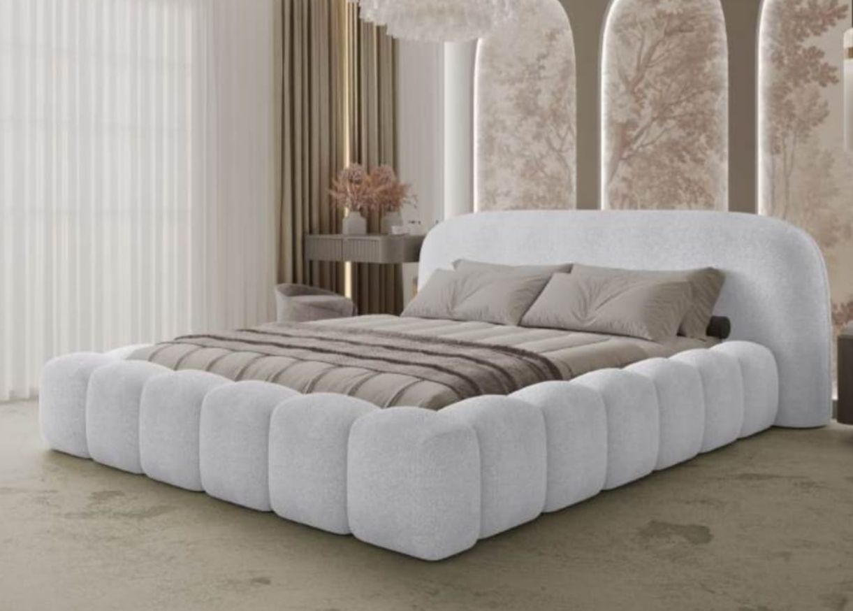 Bed Sotogrande Teddy-Bouclé