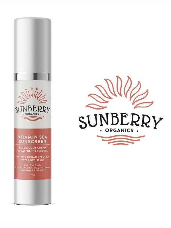 【Outdoor/Water Sport】SUNBERRY ORGANICS Vitamin Sea Sunscreen Anti-Aging Cream