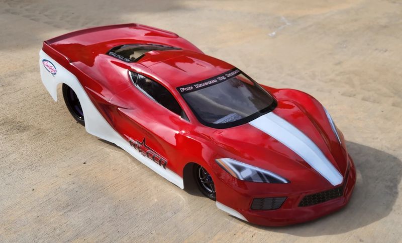 Racer RC by Andy’s RC C8 Z06 No Prep .040 Drag Body
