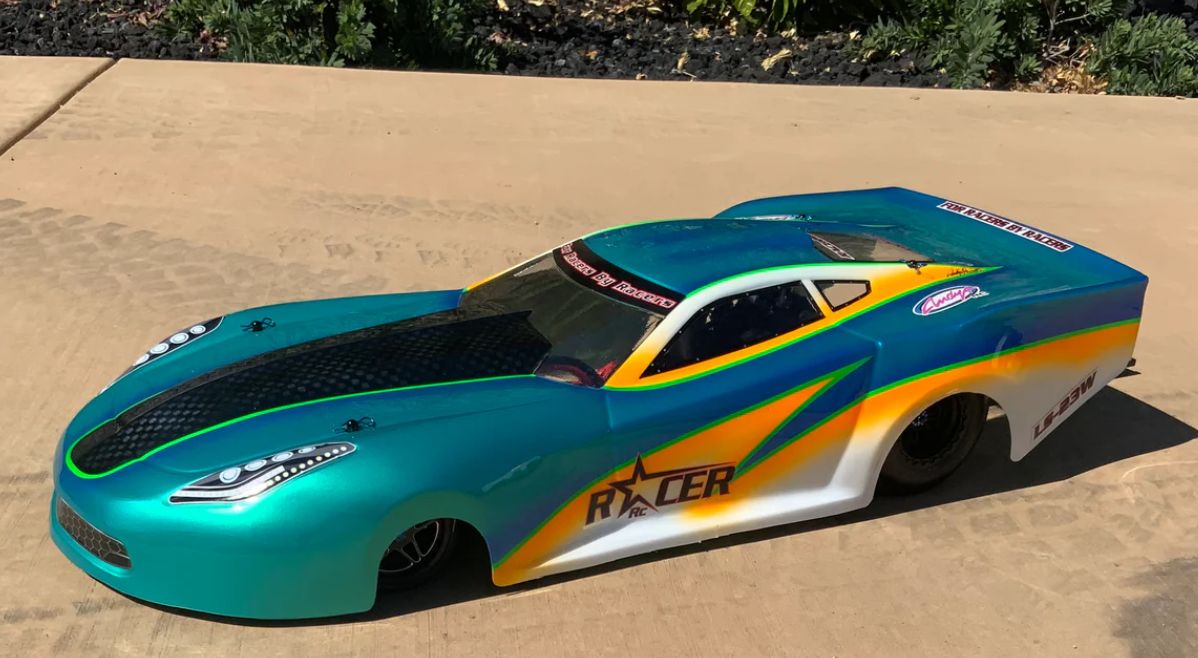 RacerRC by Andy’s RC LS23W .040 drag body with protective film