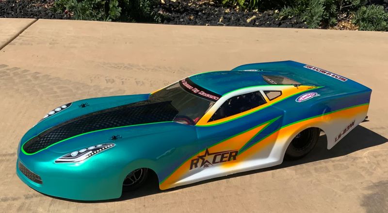 RacerRC by Andy’s RC LS23W .040 drag body with protective film