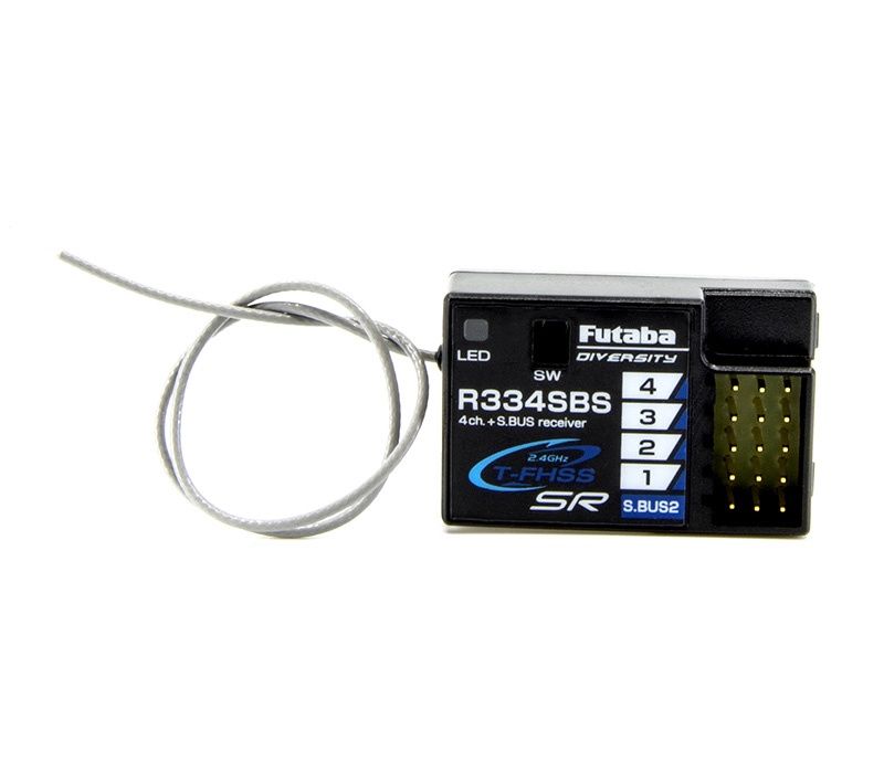 R334SBS 2.4GHz T-FHSS/SR/S.Bus2 4-Channel Receiver