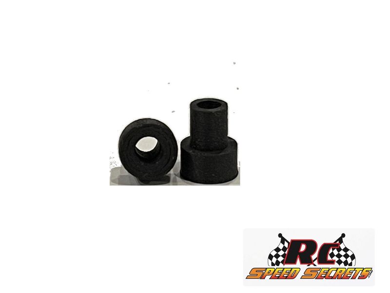 Black Mamba Wheelie Bar Wheels WITH INSERTS- Pair (.87 Tall)