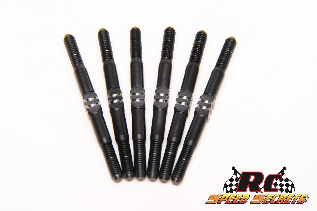 DRC Maverick SMOOTH Titanium Turnbuckles- 3.5mm thick (Black)