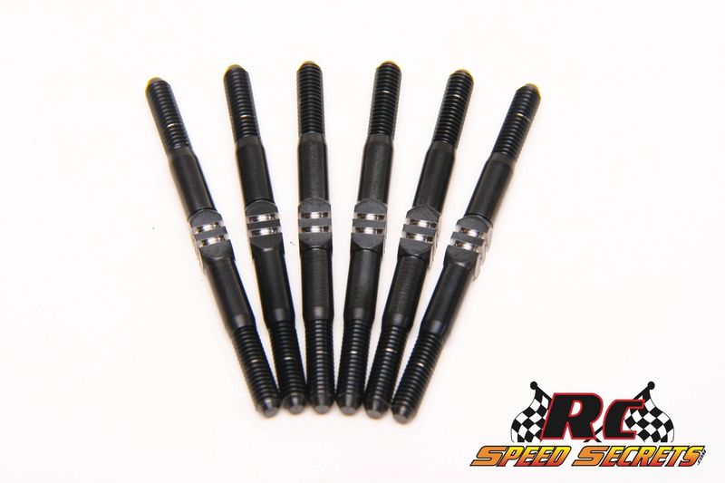 DRC Maverick SMOOTH Titanium Turnbuckles- 3.5mm thick (Black)