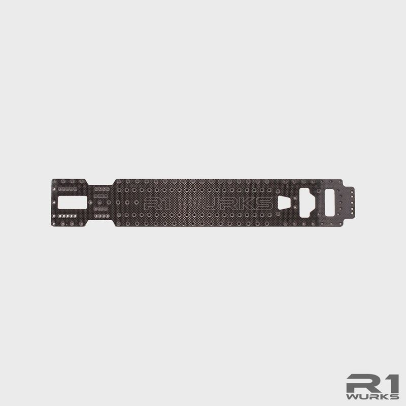 R1WURKS DC1 Carbon Fiber Tuned Chassis (4mm)