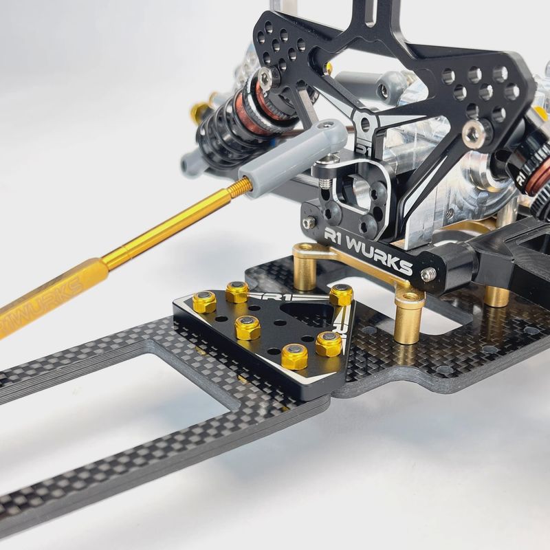 R1WURKS DC1 Wheelie Bar Bracket, Drop Down
