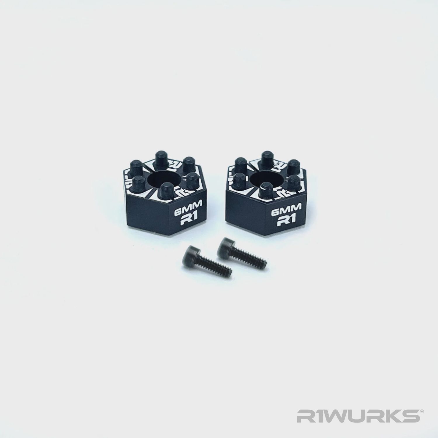 R1WURKS DC1 Clamping Wheel Hex, Pinned, Style: DC1 Clamping Wheel Hex Set Pinned, 6mm