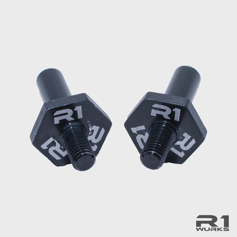 R1WURKS DC1 Front Axle Set, Aluminum
