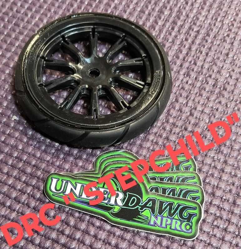 UnderDawg Front DRC Stepchild Front Wheels and Tires (Pair)