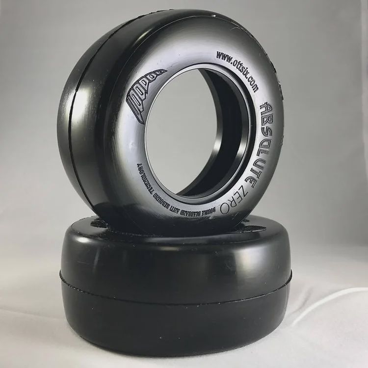V1 BELTED Voodoo ABSOLUTE ZERO Racing Slick 2.2/3.0(2 tires), Color: Red