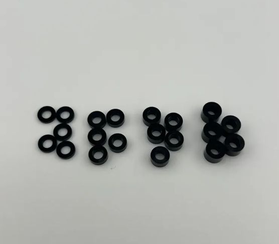 TSG M3 VARIETY PACK ALUMINUM SPACER 4MM 3MM 2MM 1MM