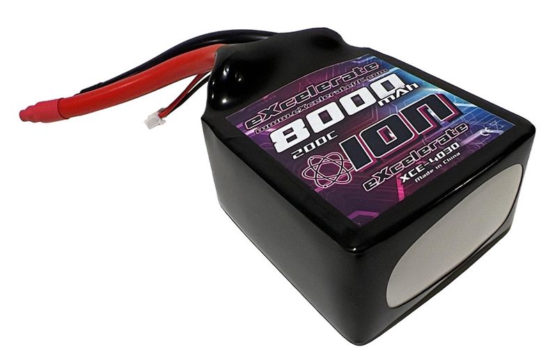 ION 2S 200C Drag Race LiPO (7.4V/8000mAh) w/QS8