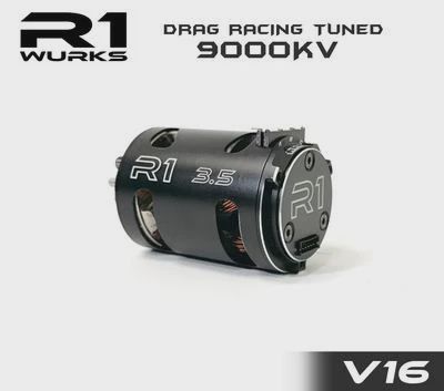 R1 Wurks 3.5T V16 Drag Racing Tuned 9000kv Motor