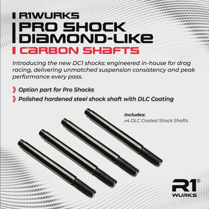 R1WURKS Pro Shock Diamond-like Carbon Shafts