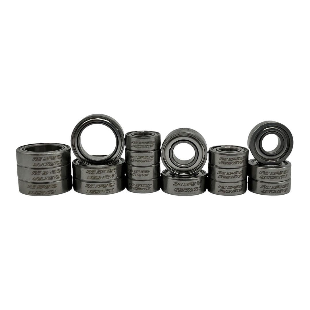 For Traxxas Drag Slash/MUDBOSS - For Magnum 272R Transmission- v1 Hybrid Ceramic Wheels &amp; Gearbox Bearing Set