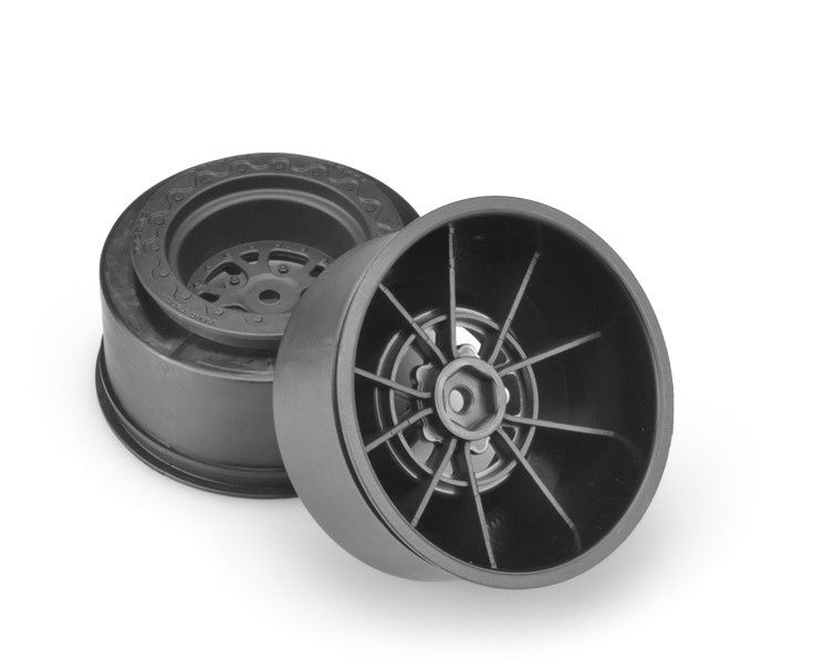 Tactic, Street Eliminator 2.2 x 3.0" 12mm Hex Rear Wheel, Black, for Slash / Bandit