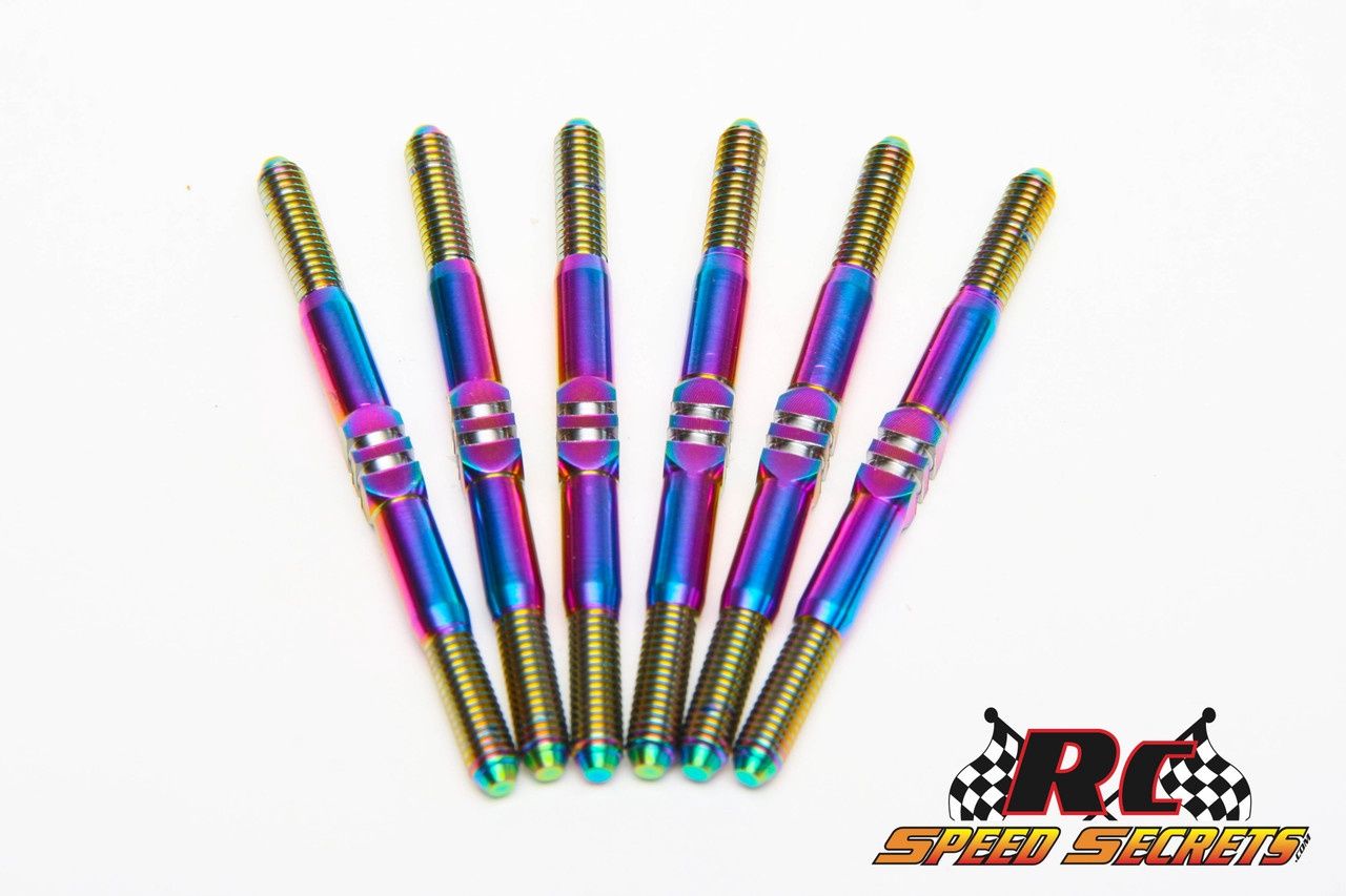GFRP Apollo 3.5mm SMOOTH Titanium Turnbuckle Set, Color: Bling