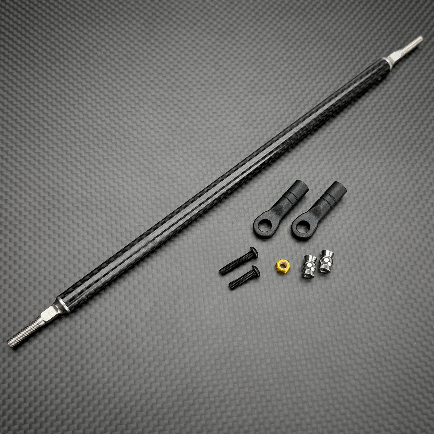 R1WURKS Titanium/Carbon Fiber Wheelie Bar Turnbuckle [250mm – 265mm]