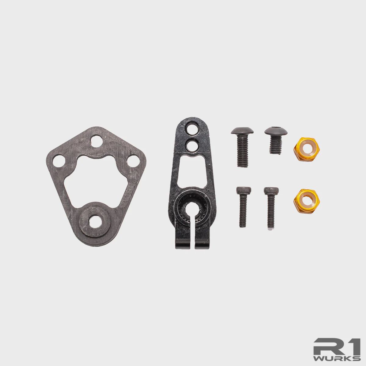 R1WURKS DC1 Solid Servo Horn Kit, Style: Light Weight
