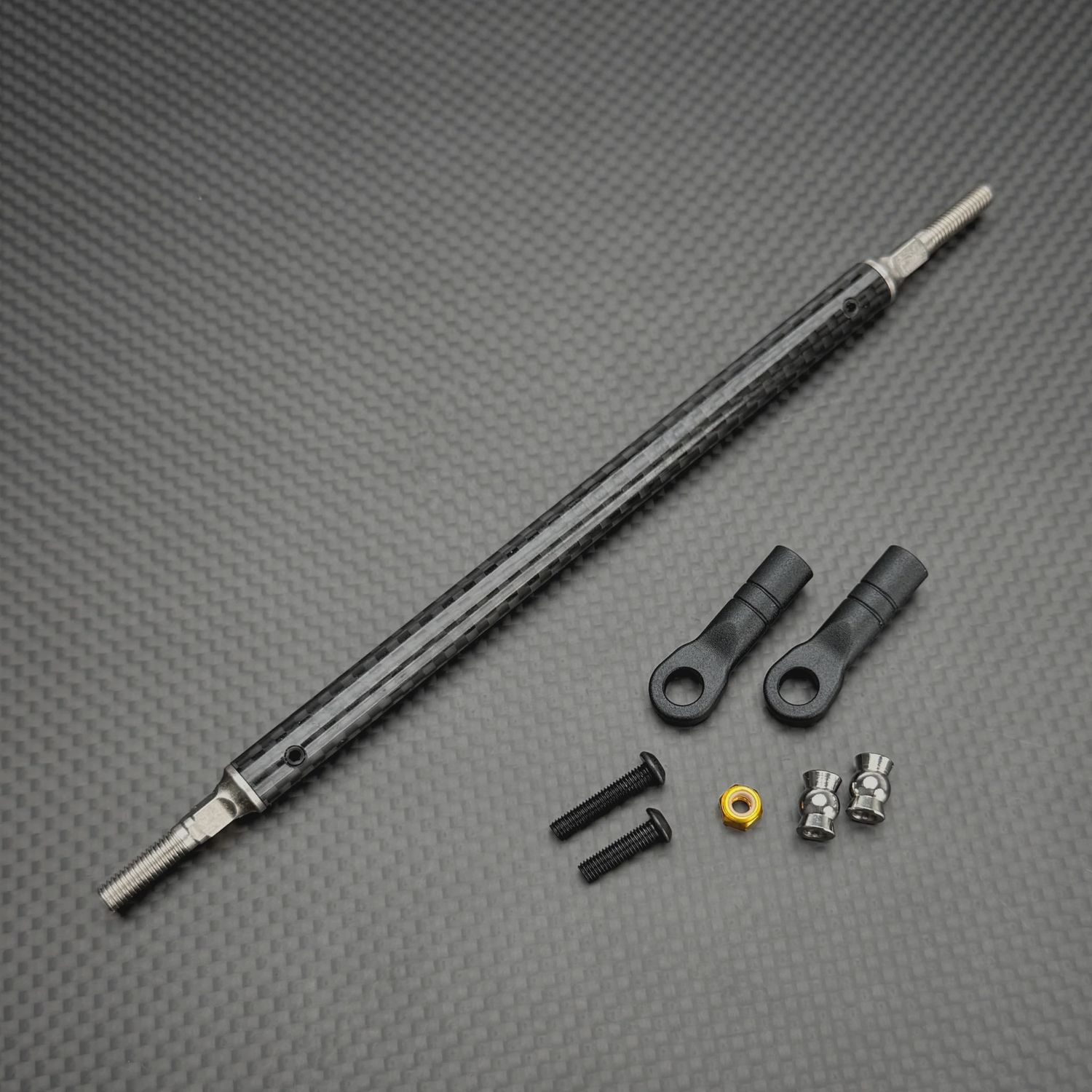 R1WURKS Steel/Carbon Fiber Wheelie Bar Turnbuckle [190mm – 205mm]