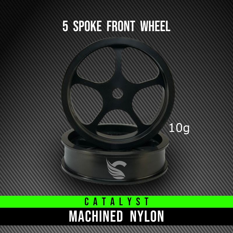 Catalyst 5 Spoke Machined Nylon Front Drag Wheels (2)