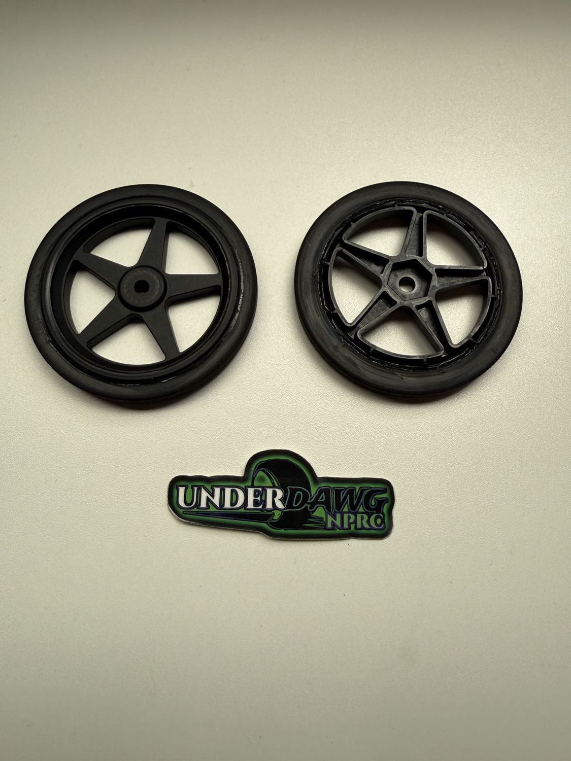 UnderDawg 5 Star Front Wheels with NEW Square O-Ring Tires