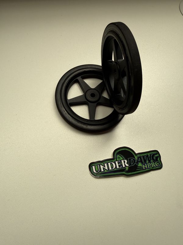 UnderDawg 5 Star Front Wheels with NEW Square O-Ring Tires