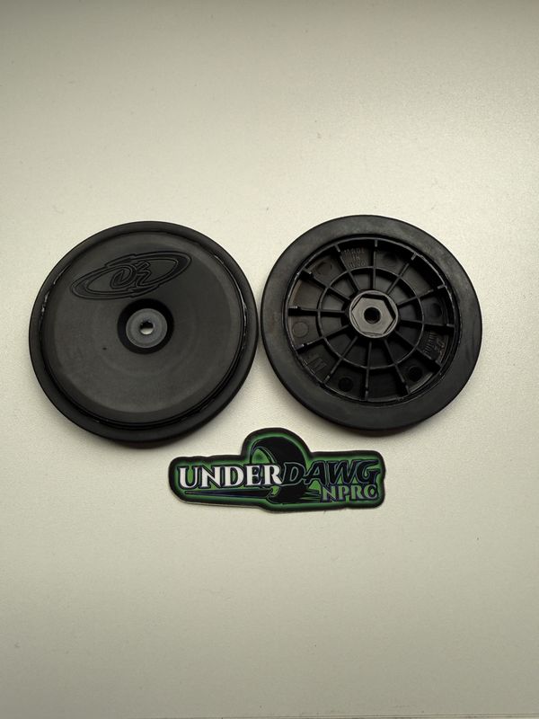 UnderDawg Front DE Black Wheels with NEW Square O-Ring Tires