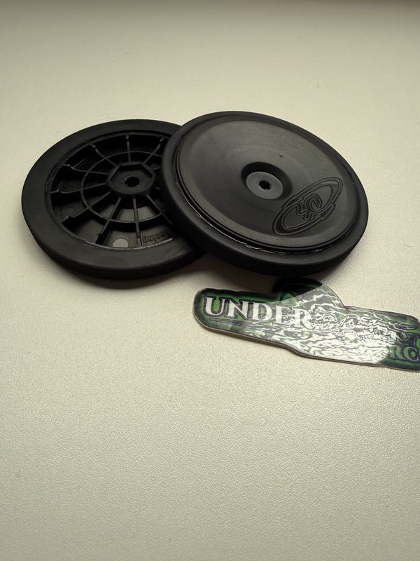UnderDawg Front DE Black Wheels with NEW Square O-Ring Tires