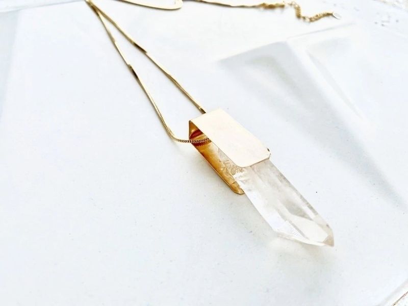 Colar Pure cristal dourado